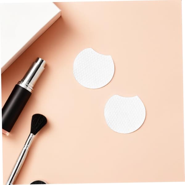 1200 stk. Halvcirkelformede Makeupfjernerpuder Tykke Ansigtsrensende Puder til Makeupfjerning