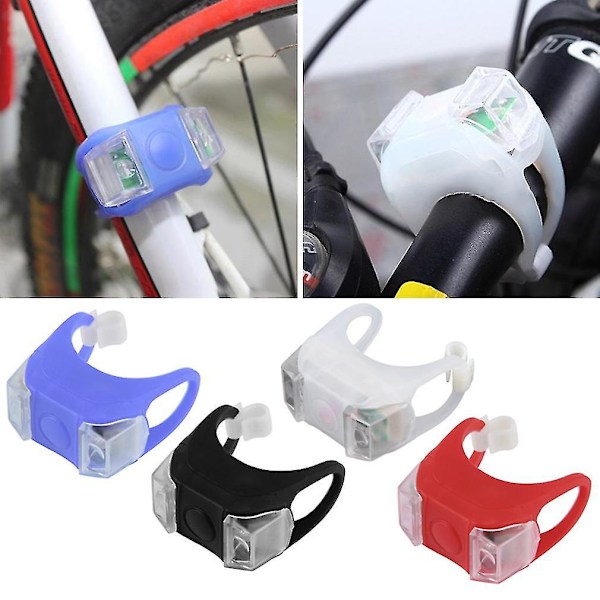 1 stk Cykel MTB LED Frøhoved Forlygte Advarselslys