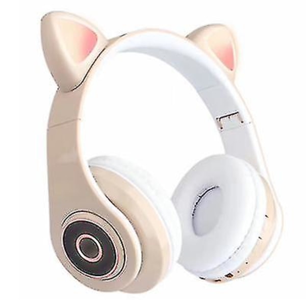 Trådløs Cat Ear-hovedtelefoner Bluetooth Led til pige 40d7 | Fyndiq