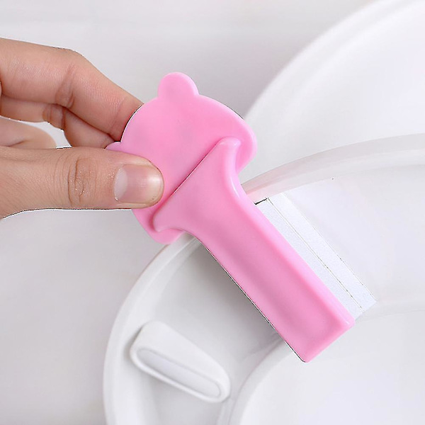 Toalettsete-håndtak, hygienisk setedeksel, løfteanordning med lim