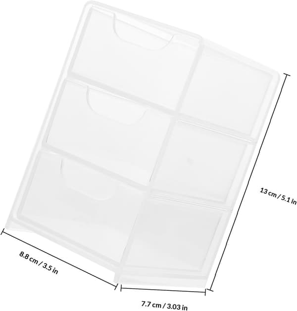 Skrivbordslåda Organizer Box Mångsidig förvaringslösning Akryl