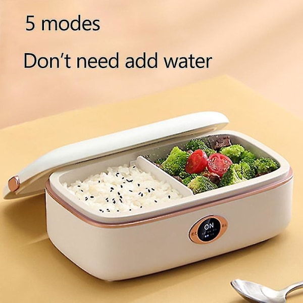 Elektrisk Lunchbox Smart Riskokare 3D Värme Bärbar