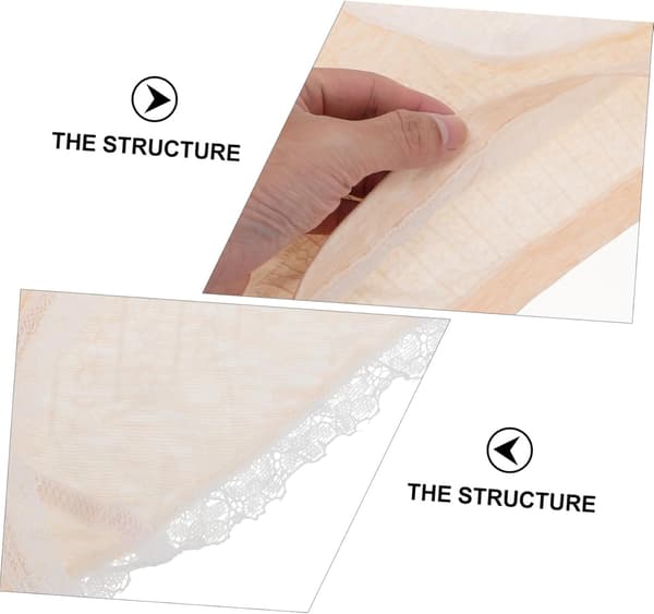 2 stk. truser i bomull for kvinner, komfortable truser for damer, pustende truser, sømløst design
