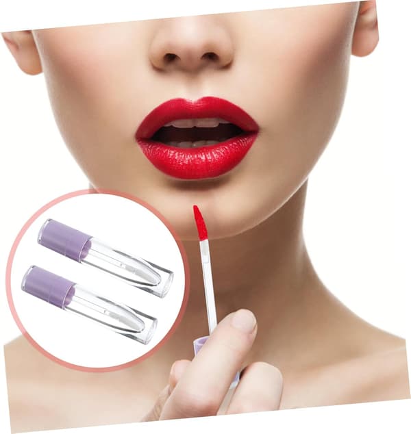 10 stk DIY tomme lipgloss-tuber med stav, lette bærbare leppestiftbeholdere