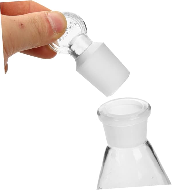 150 ml glassbeger Erlenmeyer-kolbe for eksperiment med presis skala og god forsegling