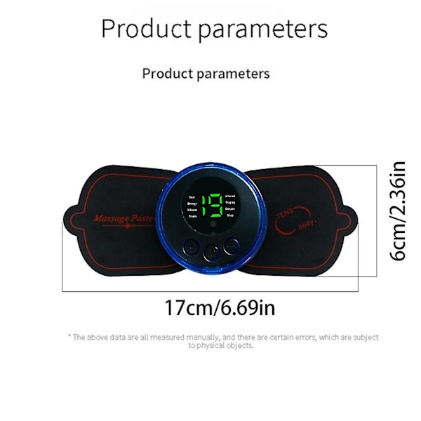 100% Ny, Ems Mikrostroms Mini Massageapparat, ems Bioelektriska Akupunkturmassager 3