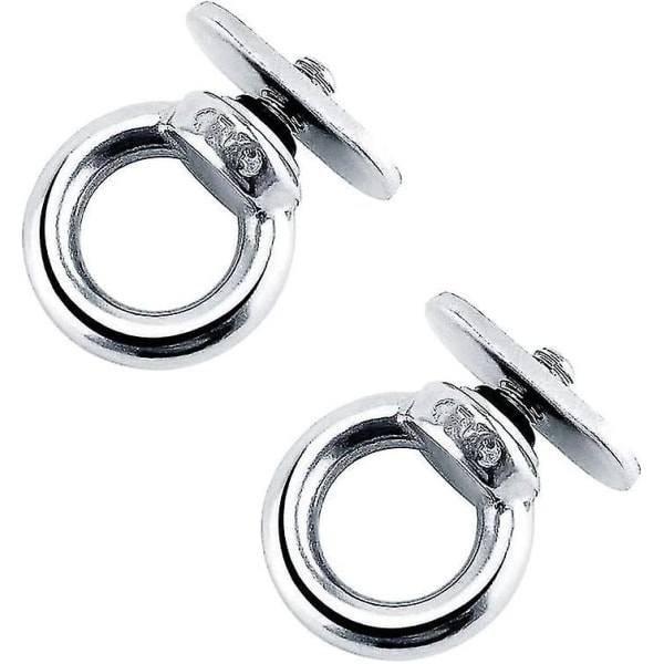 Spårmonterad Fästögla, Håller Bungee-Snöre Eller Rep Upp Till 0,6\"slivery4pcs