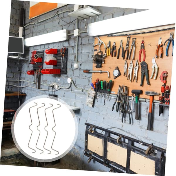 50 stk. rustfrie stålpluggplatekrokklemmer Pluggplate-tilbehør for enkel montering og gjentatt bruk