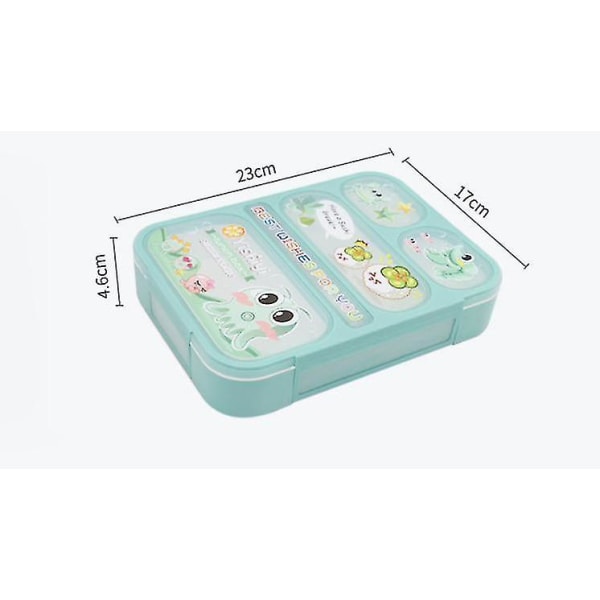 Lunchbox för barn Läcksäker Bentobox med hög kapacitet Gul