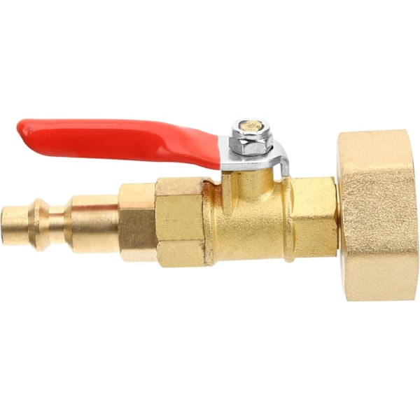 Hurtigkoblinger for hageslange, luftblåseadapter 1/4 Innvendig gjenge slangekobling