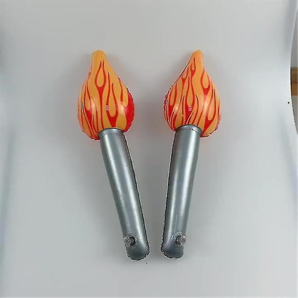 Uppblåsbar Fackla Pinne Flamma Ficklampor Olympiska Tävlingsprylar Stick-yuhao 1pc