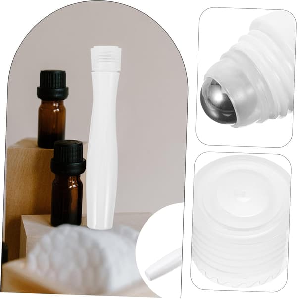10 st flaskor små plast arom parfym underförpackning tom rullflaska bärbar för resor hårspray