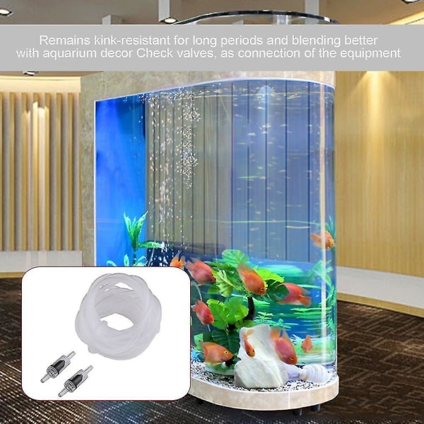 5m Air Pipe Aquarium Fish Tank Co2 Plant Gummirør