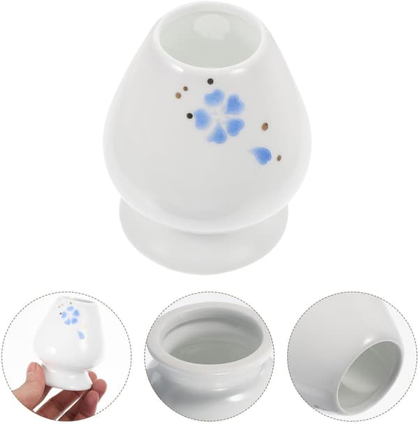 Matcha Vispholder Hvit Japansk Stil Keramisk Matcha Vispstativ