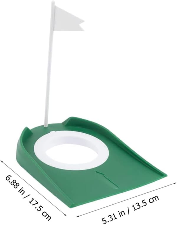 2 st plastputtkopp golf träningshjälp bärbar putthålsövningskopp