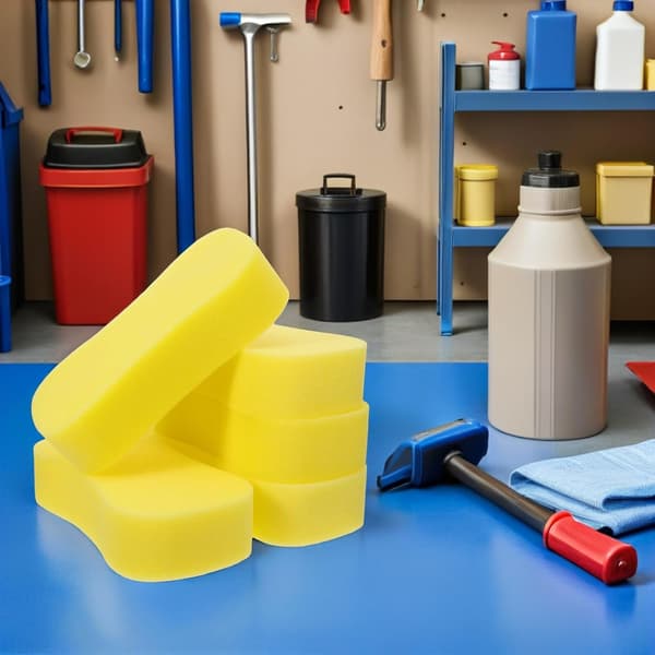 5 st biltvättsvampar med hög densitet, extra tjocka 8-formade svampar
