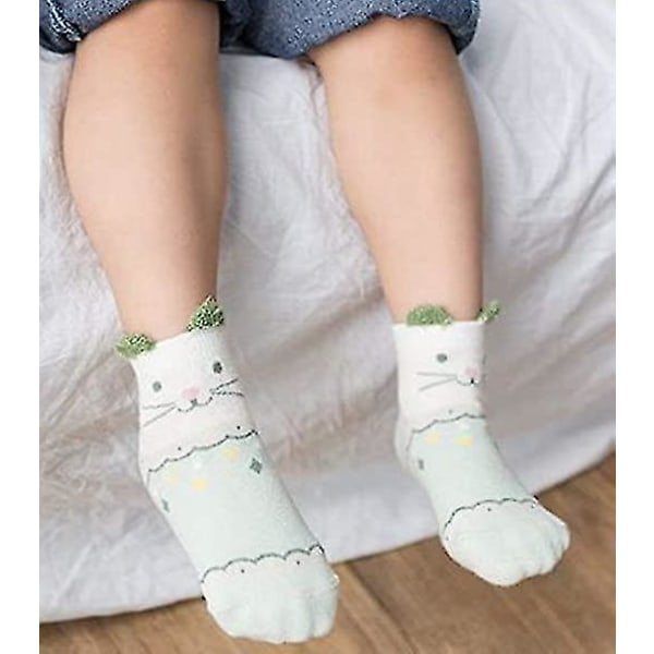 Babystrumpor i bomull, 4-pack i presentask