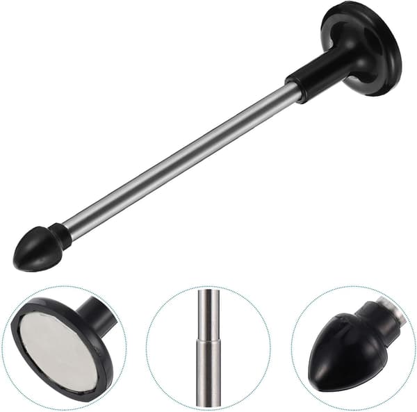 Magnet Lie Angle Tool Golf Swing Alignment Rod Sort Svingtræner Korrektionspind til Udendørs Golftræning