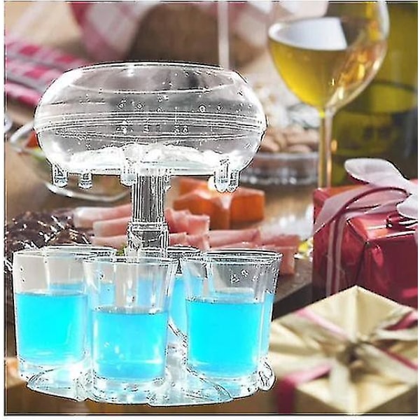 Shot-lasien jakaja, 6 shot-lasia jakaja ja teline -sz.13653