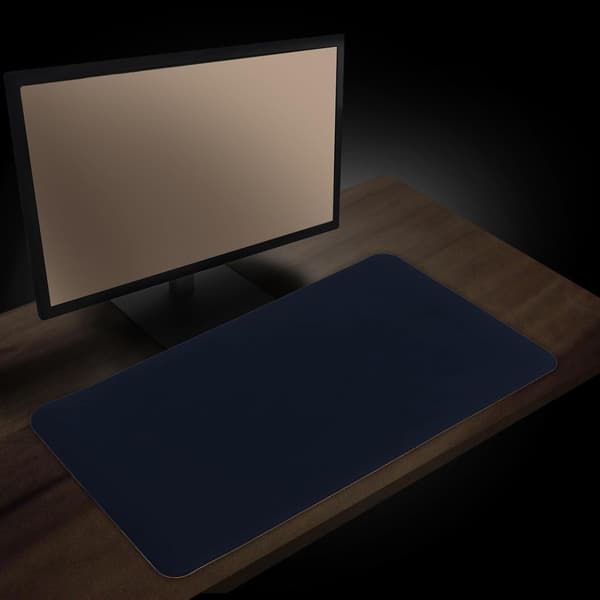 Stor dobbeltsidet skridsikker musemåtte 60x30cm, robust skrivebordsmåtte til bærbar computer og gaming