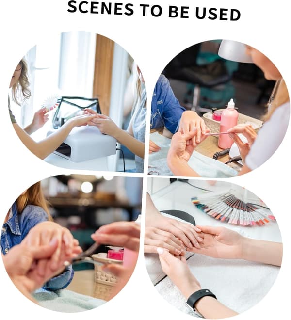 4-pack polymerfruktskivor för nagelkonst Nagelfruktskivor DIY-dekorationer Mönsterdekorationer