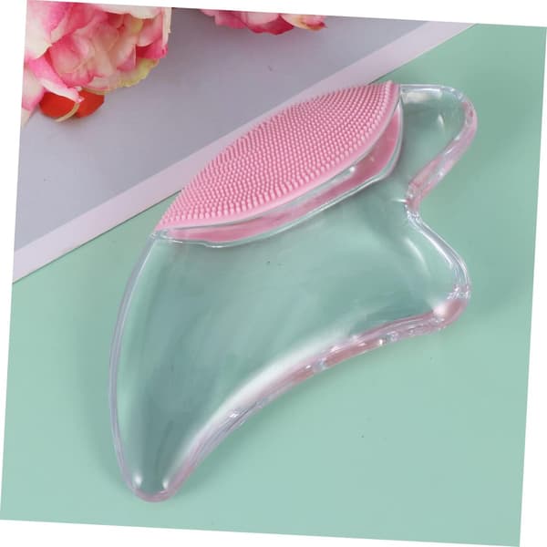 Krystall Gua Sha-plate for ansiktsløftende skrapemassasjeterapiplate