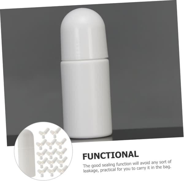 Tomma rullflaskor Parfymflaska 15 st 50 ml påfyllningsbar roll-on-behållare