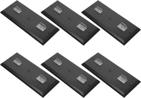 6 stk. plast mini base motorsykkel modell stativholder 1:12 skala solid støtte arrangør