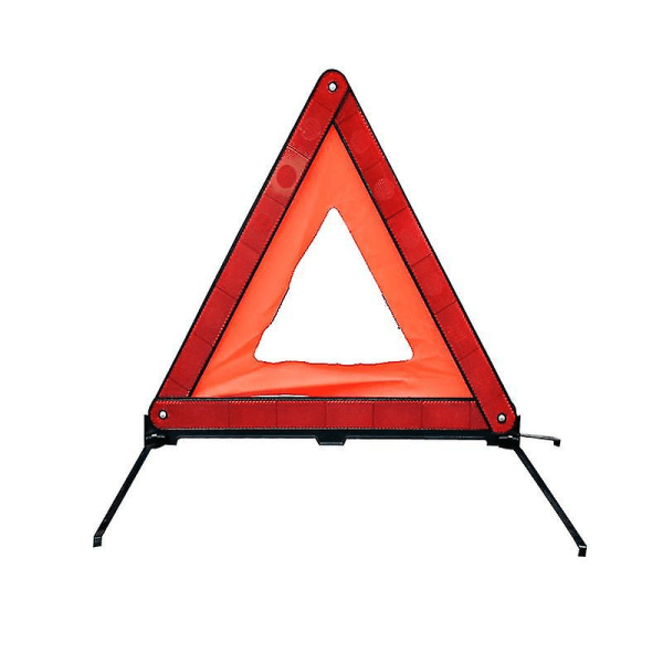 Turvallisuusapuryhmän turvaheijastinkyltti tienvarsivaurioiden varalta taitettava (1 kpl, punainen)