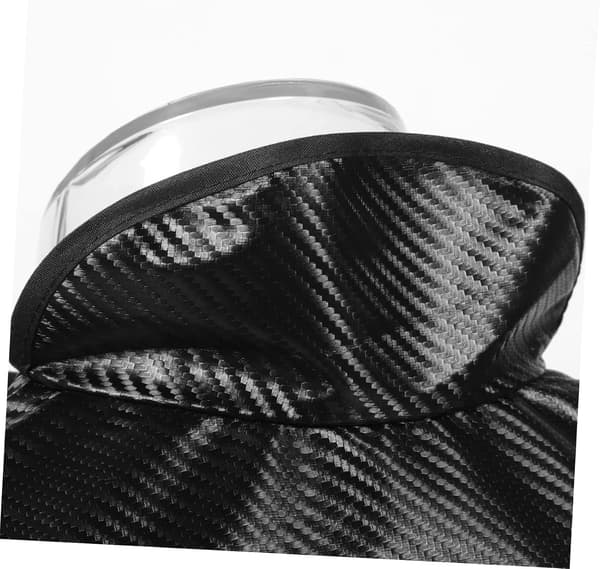 Frisør Styling Cape Hårbehandling Cape Stylist Smock Lett TPU Materiale Svart Medium