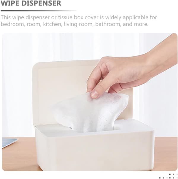 2 st våtservettdispenser Reseservettfodral Tygboxöverdrag Pp-material