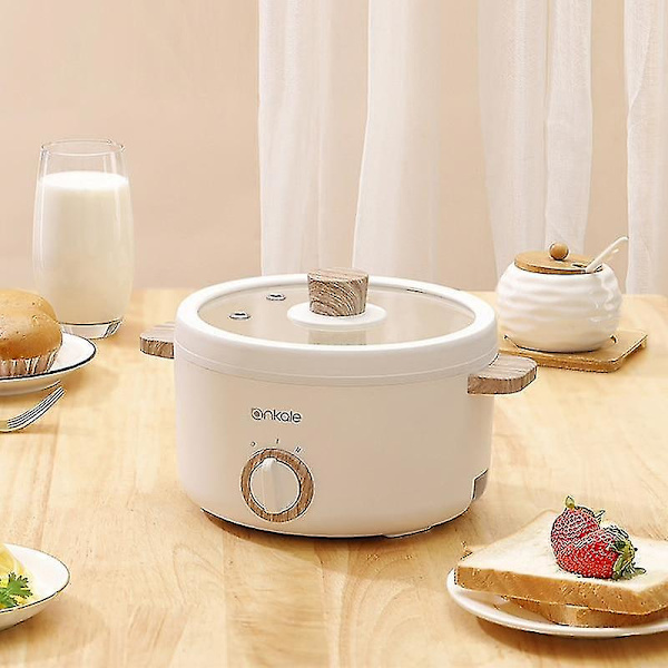 1,5 l Elektrisk Kogegryde Hotpot Bærbar Multikogegryde Dampkoger