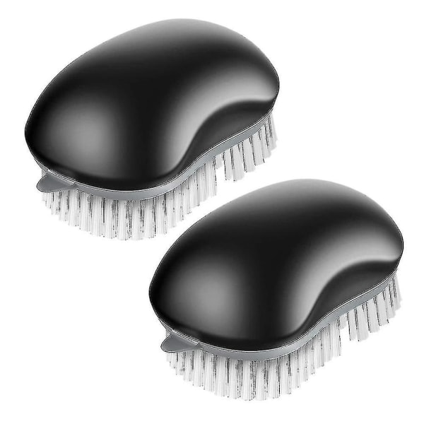 Skrubbborste med bekvämt grepp, rengöringsborste för badrum, 2-pack