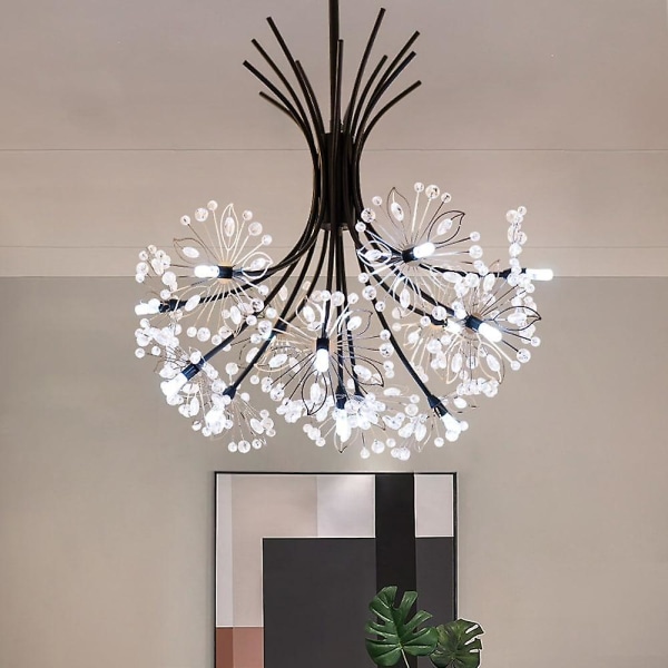 45cm Hengelampe Design Lysekrone Metall Sputnik Nyhet