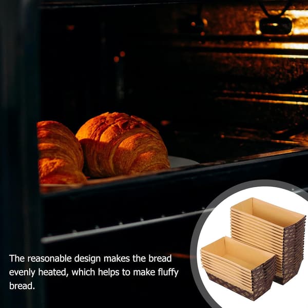 25 stk. papirbageforme, bådformede toastbageforme uden bundpapirform