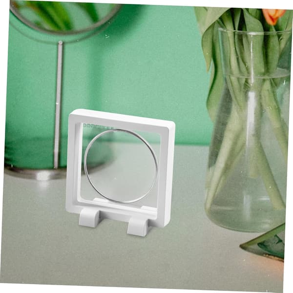 10 st flytande displayboxbaser Lätta plast smyckesställbaser Multifunktionsramdisplay