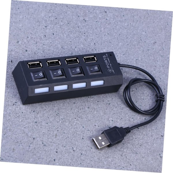 2 kpl 4 USB-keskitin 4-porttinen datakeskitin USB-jakaja USB 2.0 -keskitin 4-porttinen datakeskitin USB-keskitin USB 2.0
