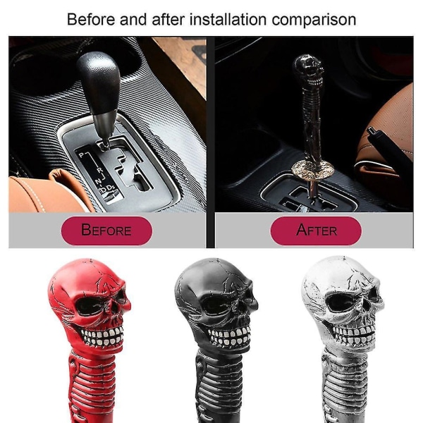 Universal Skull Head Car Gear Shifter Knop Manual
