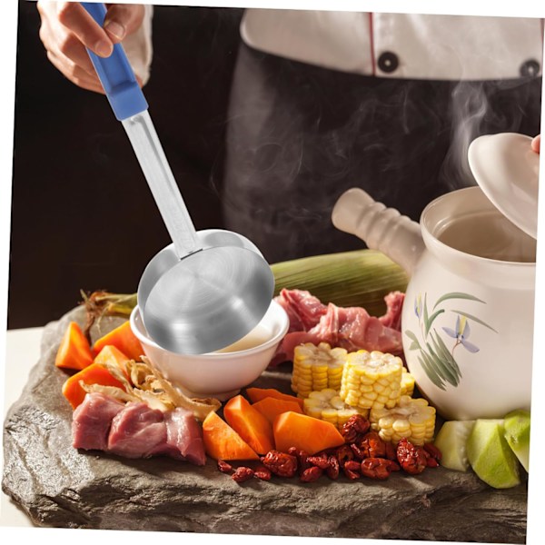 Lång Portionskontroll Serveringssked Portionsskopa