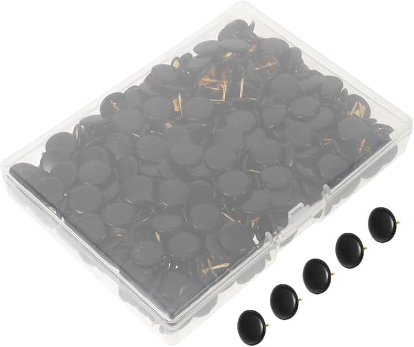 400 stk. kontorstifter flate plaststifter dekorative tegnestifter