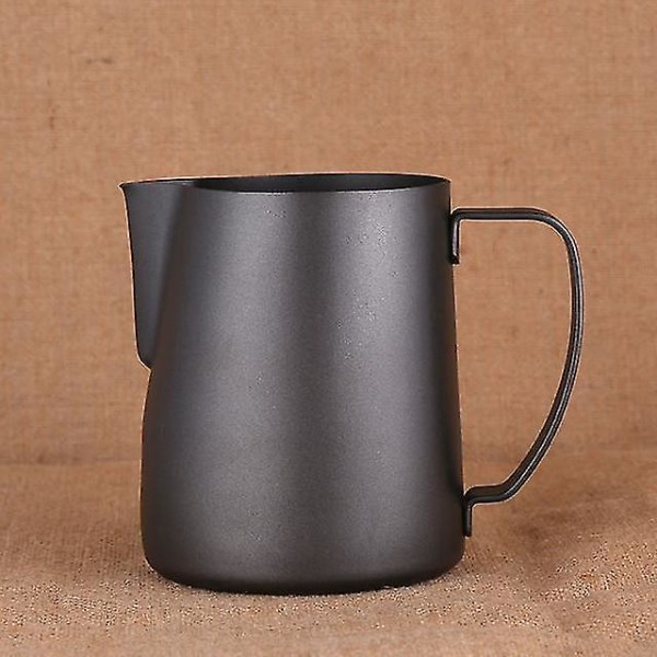 600 ml Paksu Teräksinen Kahvimaidon Vaahdotuskannu Vaahdottimet Latte