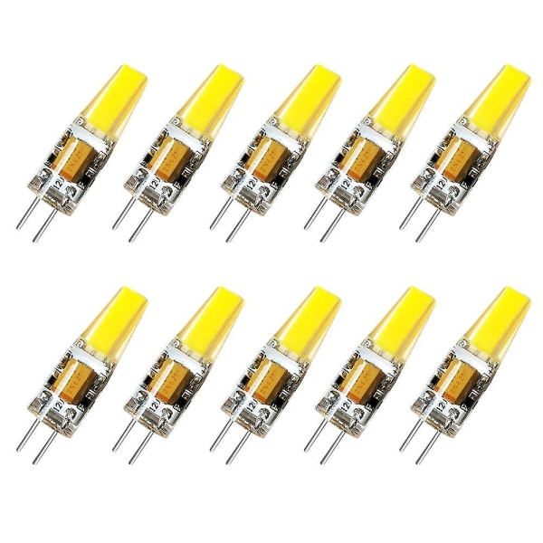 10 stk G4 2W 200lm Cob Led Bi-pin Pære Dæmpbar