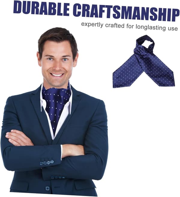 Lett vinterhalstørkle for menn Retro polyester-halstørkle Komfortabelt