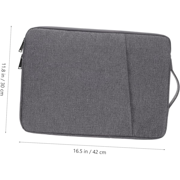 Smal och lätt laptopväska Tablet Sleeve Väska Polyester Handväska för resor och kontorsbruk