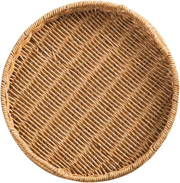 Förvaringskorg Vävd Snacks Korg Stor Kapacitet Mångsidig Elegant Chic Stil