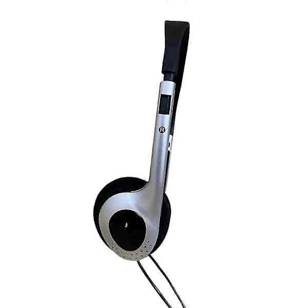 Hovetelefoner Y2k Personlighed Retro Headset Sort Mode Stil Headset Over Øre Silver