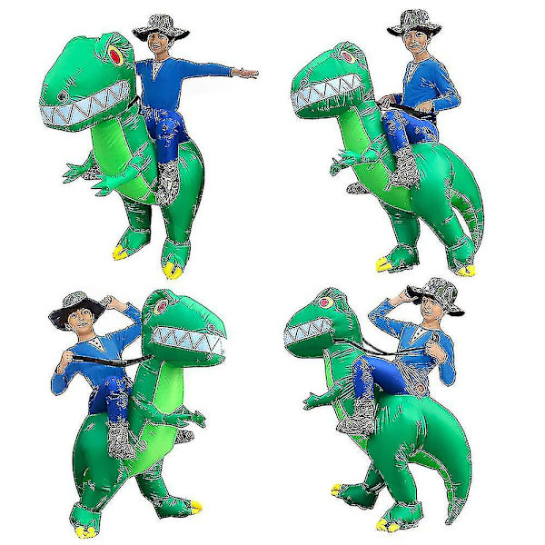 Barnas Dinosaur Oppblåsbare Kostyme Gutter Jenter Jumpsuit Boysuit Barn Alien Cosplay Kostyme Purim Halloween Festdrakt Klær