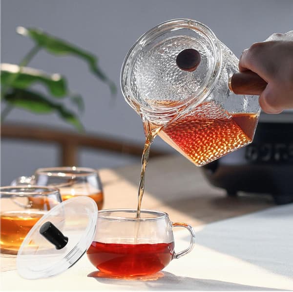 Tekannelokk i glass, solid, aromatisk, bevarer aroma, erstatningslokk
