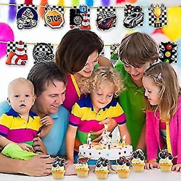 25 Blaze Monster Machines Cake Topper Pappersdekoration