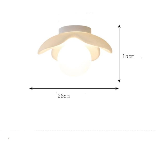 LED Taklampe Halvmontert Balkong Garderobe Stue